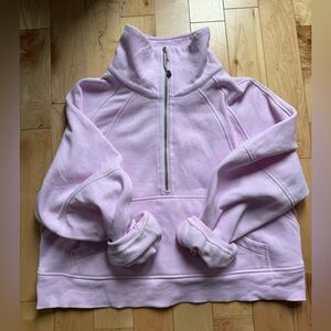 Lululemon cropped Scuba size M/L in Orchid pink